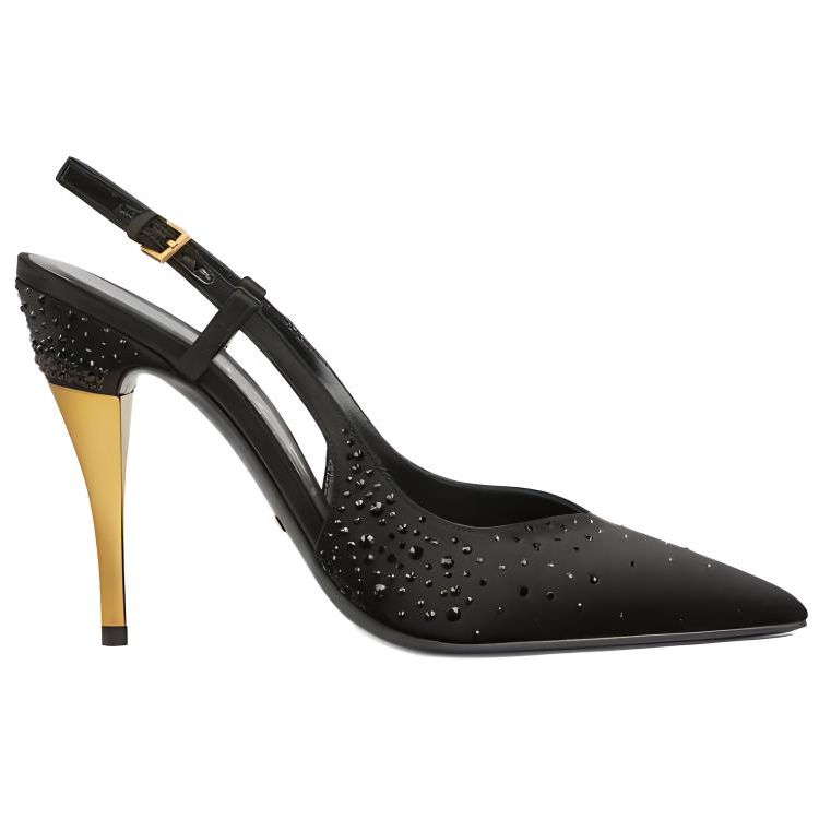 Order (Women) Gucci Leather Pointed Toe Stiletto 'Black' 762377-KND90-1000
