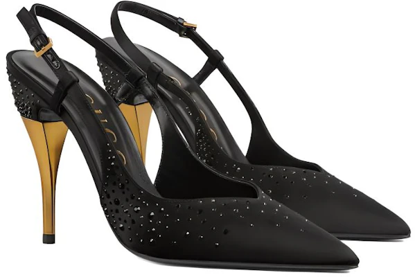 (Women) Gucci Leather Pointed Toe Stiletto 'Black' 762377-KND90-1000 Lookbook (Women) Gucci Leather Pointed Toe Stiletto 'Black' 762377-KND90-1000