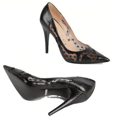 (W) Gucci Décolleté in Pelle a Punta Stiletto ''Nero'' 738689-AABX8-1000 Purchase (W) Gucci Décolleté in Pelle a Punta Stiletto ''Nero'' 738689-AABX8-1000