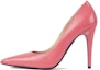 Buy (W) グッチ レザー ポインテッドトゥ ピンヒール (ピンク) 738682-C9D00-6627