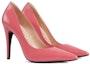 Lookbook (W) グッチ レザー ポインテッドトゥ ピンヒール (ピンク) 738682-C9D00-6627