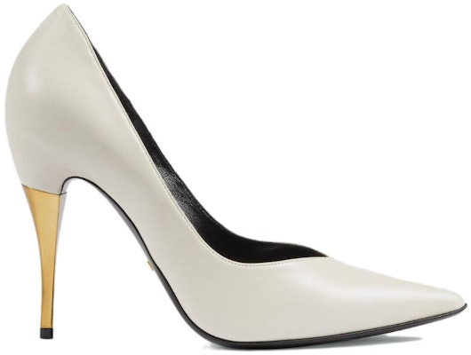 (Women) Gucci Leather Pointed Toe Stiletto 'White' 715145-BKO00-9049 Order (Women) Gucci Leather Pointed Toe Stiletto 'White' 715145-BKO00-9049