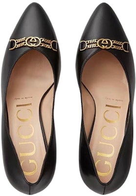 (Women) Gucci Leather Pumps 'Black' 674858-C9D00-1000 Lookbook (Women) Gucci Leather Pumps 'Black' 674858-C9D00-1000