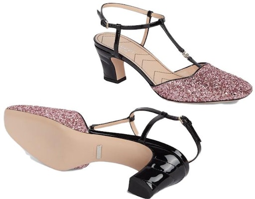(W) Gucci Kasut Tumit Kulit 'Pink Buckle' 753526-FACCC-5846 Purchase (W) Gucci Kasut Tumit Kulit 'Pink Buckle' 753526-FACCC-5846