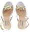 Shop (W) Sandali Gucci in Pelle con Tacco Alto e Fibbia Punta Tonda ''Argento'' 771596-B8B20-8150