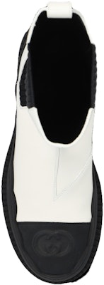(Women) Gucci Leather Round-Toe Chelsea Boots 'Beige' 758047-AACMT-1151 Lookbook (Women) Gucci Leather Round-Toe Chelsea Boots 'Beige' 758047-AACMT-1151