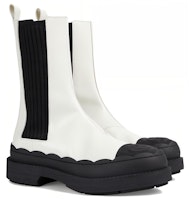 (W) グッチ レザー チェルシーブーツ (ベージュ) 758047-AACMT-1151 Shop (W) グッチ レザー チェルシーブーツ (ベージュ) 758047-AACMT-1151