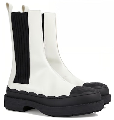 (Women) Gucci Leather Round-Toe Chelsea Boots 'Beige' 758047-AACMT-1151 Shop (Women) Gucci Leather Round-Toe Chelsea Boots 'Beige' 758047-AACMT-1151