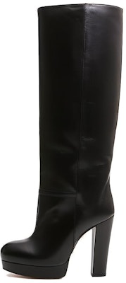 (Women) Gucci Leather Round-Toe High-Top Boots 'Black' 589785-BKO00-1000 Buy (Women) Gucci Leather Round-Toe High-Top Boots 'Black' 589785-BKO00-1000