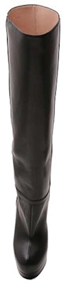 (Women) Gucci Leather Round-Toe High-Top Boots 'Black' 589785-BKO00-1000 Shop (Women) Gucci Leather Round-Toe High-Top Boots 'Black' 589785-BKO00-1000