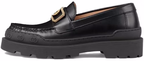 (Women) Gucci Leather Round-Toe Loafer 'Black' 762238-17X00-1000 (Women) Gucci Leather Round-Toe Loafer 'Black' 762238-17X00-1000