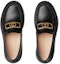 Lookbook (W) Gucci Kasut Loafer Kulit Hujung Bulat 'Hitam' 762238-17X00-1000