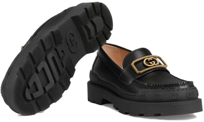 (W) Loafer Gucci Kulit Hitam Ujung Bulat 762238-17X00-1000 Purchase (W) Loafer Gucci Kulit Hitam Ujung Bulat 762238-17X00-1000