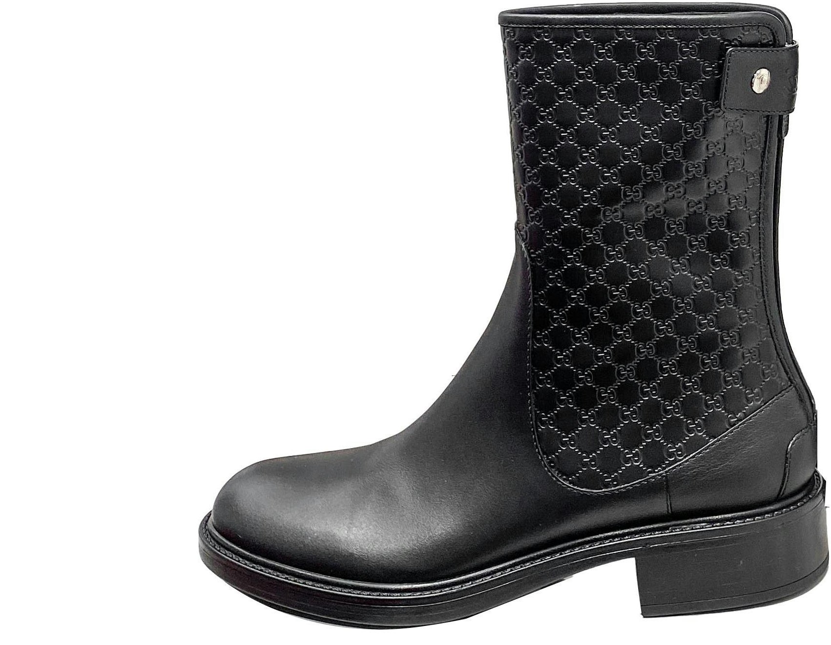 women-gucci-leather-round-toe-slip-on-ankle-boots-black-comfort-494517-a9-lf-0-1000