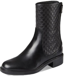 (W) Botas Tobilleras Slip-On Gucci de Cuero con Punta Redonda 'Black Comfort' 494517-A9LF0-1000 Lookbook (W) Botas Tobilleras Slip-On Gucci de Cuero con Punta Redonda 'Black Comfort' 494517-A9LF0-1000