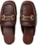 Lookbook (W) Gucci Pantofole Slip-On in Pelle Punta Tonda ''Marrone'' 771096-AACAI-2208