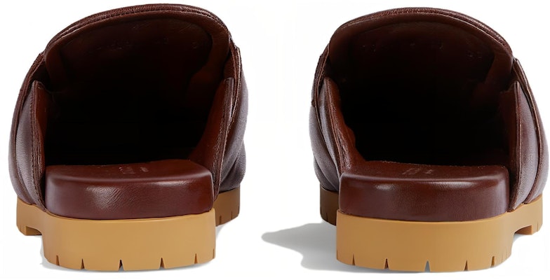(Women) Gucci Leather Round-Toe Slip-On Slides 'Brown' 771096-AACAI-2208 Shop (Women) Gucci Leather Round-Toe Slip-On Slides 'Brown' 771096-AACAI-2208