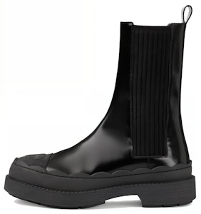 (W) Gucci黑色舒适款圆头平底切尔西靴 758047-AACMT-1000 Buy (W) Gucci黑色舒适款圆头平底切尔西靴 758047-AACMT-1000