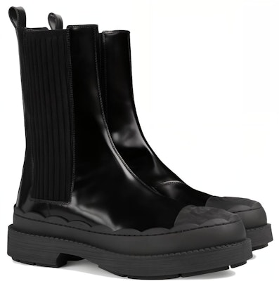 (Women) Gucci Leather Round Toe Flat Chelsea Boots 'Black Comfort' 758047-AACMT-1000 Order (Women) Gucci Leather Round Toe Flat Chelsea Boots 'Black Comfort' 758047-AACMT-1000