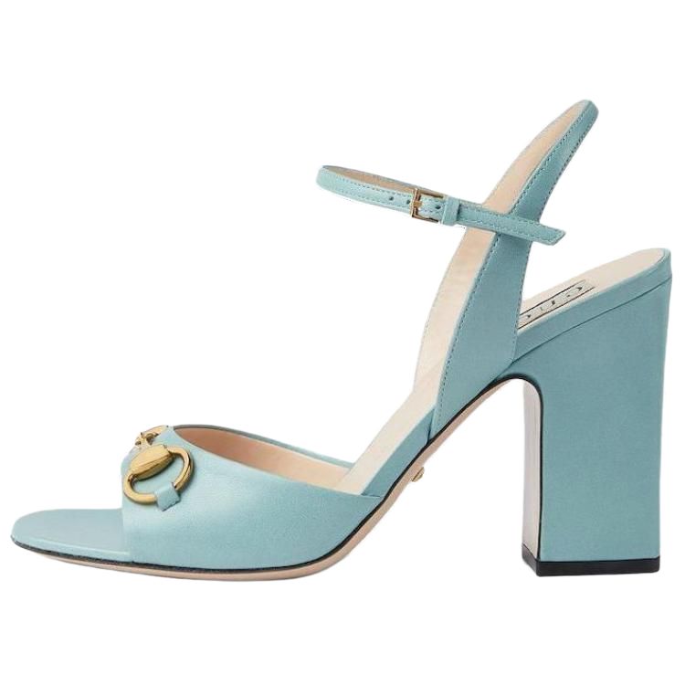 (Women) Gucci Leather Sandal 'Light Blue' 771600-C9D00-4728