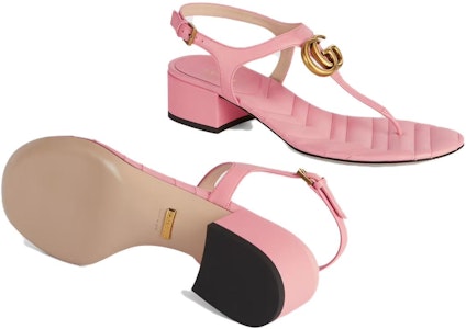 GUCCI古馳 皮革 搭扣 時尚涼鞋 女款 粉色 Purchase GUCCI古馳 皮革 搭扣 時尚涼鞋 女款 粉色