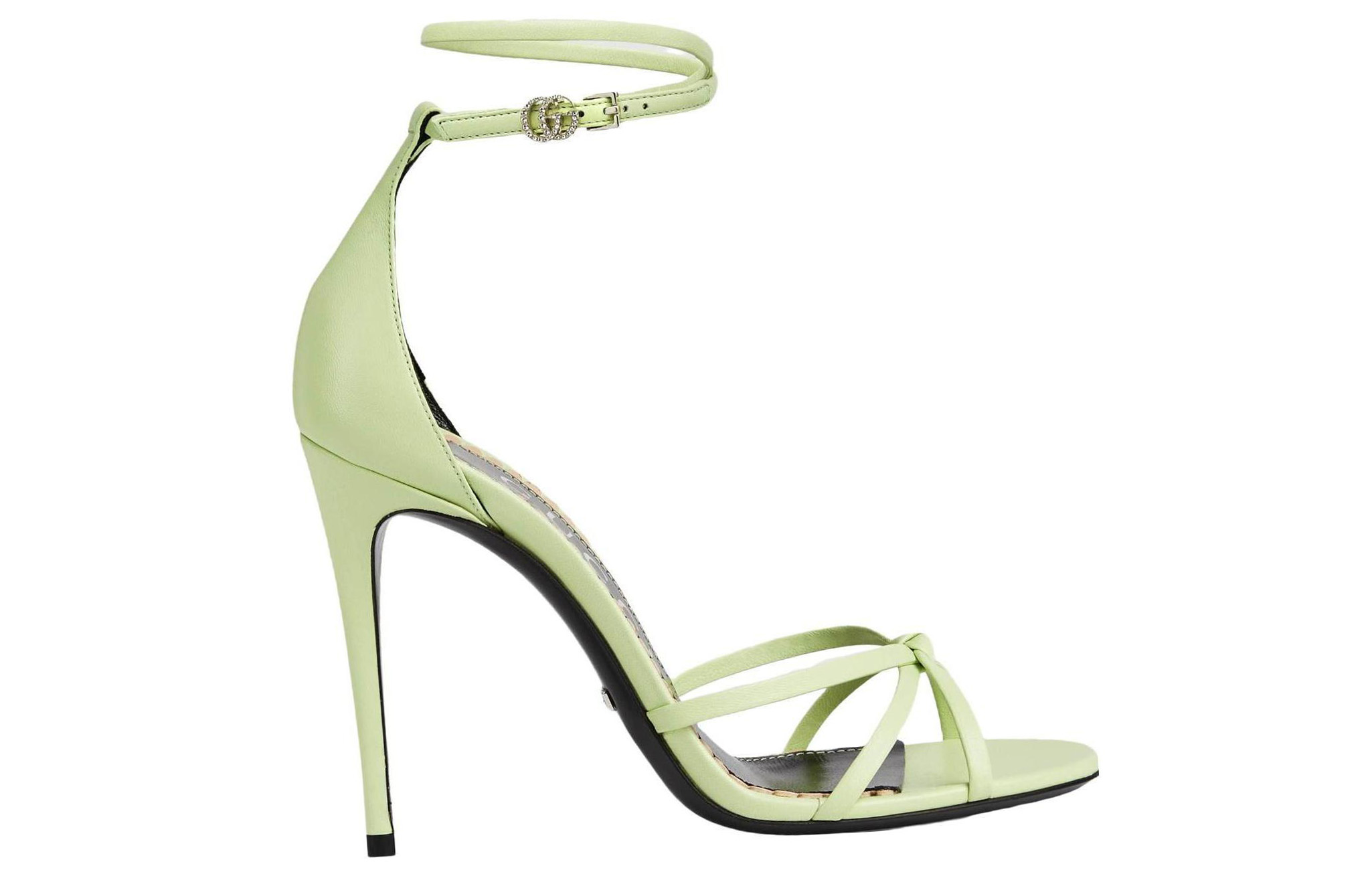 Order (W) Sandal Kulit Gucci 'Kesederhanaan Elegan Hijau Muda' 748867-BKO00-3801