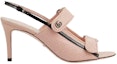 Order (W) (女性用) グッチレザーサンダル ミニダブルGバックル 'ライトピンク' 655415-04JT0-6764 655415-04JT0-6764