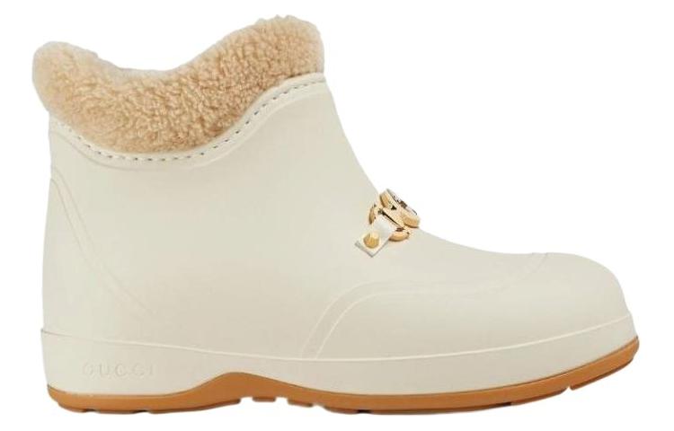 Order (Women) Gucci Leather Short Boot 'Beige Comfort' 627890-JCCO0-9080
