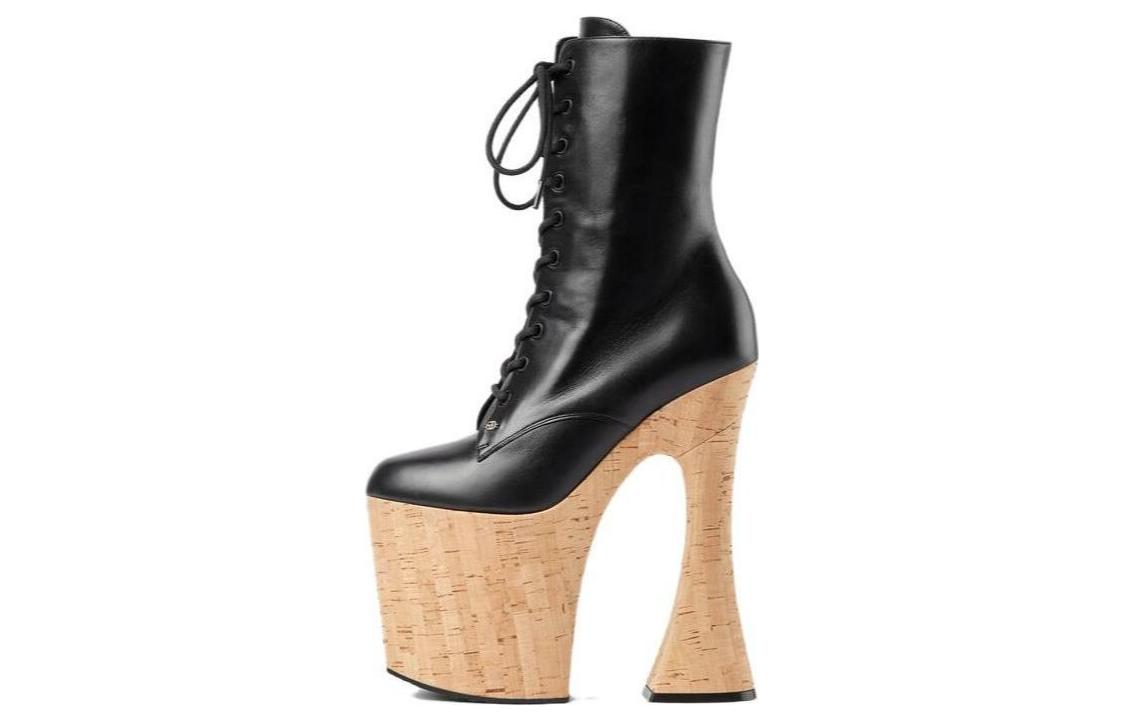 (Women) Gucci Leather Short Boot 'Black Fashion Trend' 747749-C9D00-1000