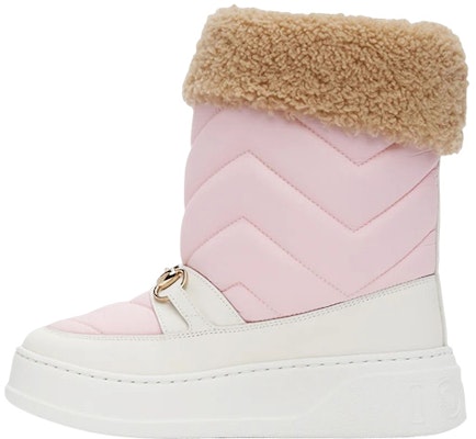 (Women) Gucci Leather Short Boot 'Pink Fashion Slip-On' 673559-UFR20-5760 Buy (Women) Gucci Leather Short Boot 'Pink Fashion Slip-On' 673559-UFR20-5760