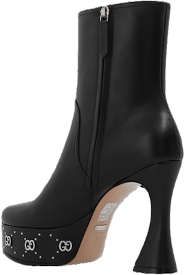 (W) 구찌 트렌디 블랙 가죽 숏부츠 (Gucci Trendy Black Leather Short Boots) 740599-BKO00-1000 Lookbook (W) 구찌 트렌디 블랙 가죽 숏부츠 (Gucci Trendy Black Leather Short Boots) 740599-BKO00-1000