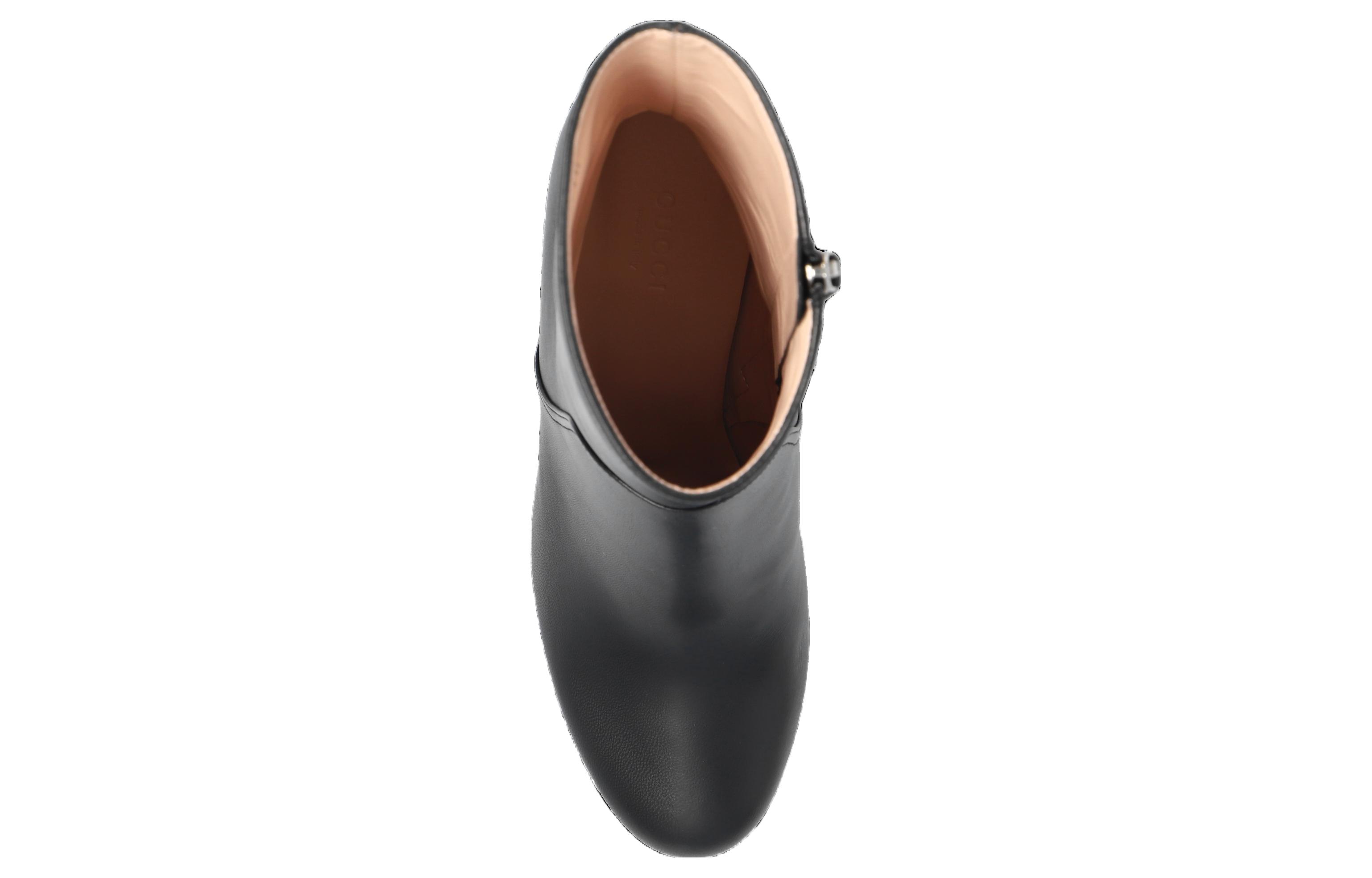 Shop (W) Stivaletti in Pelle Gucci ''Moda Trendy Neri'' 740599-BKO00-1000