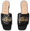 Lookbook (W) Gucci Selipar Kulit 'Hitam' 695205BKO601000