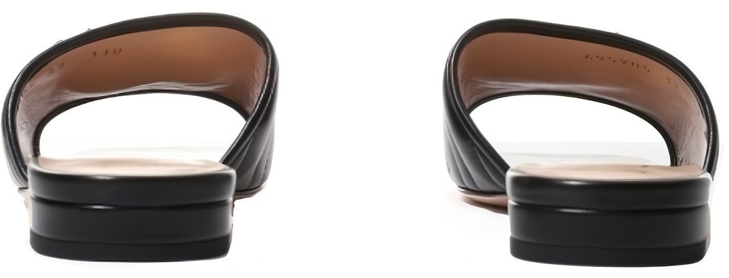 (Women) Gucci Leather Slide 'Black' 695205BKO601000 Shop (Women) Gucci Leather Slide 'Black' 695205BKO601000