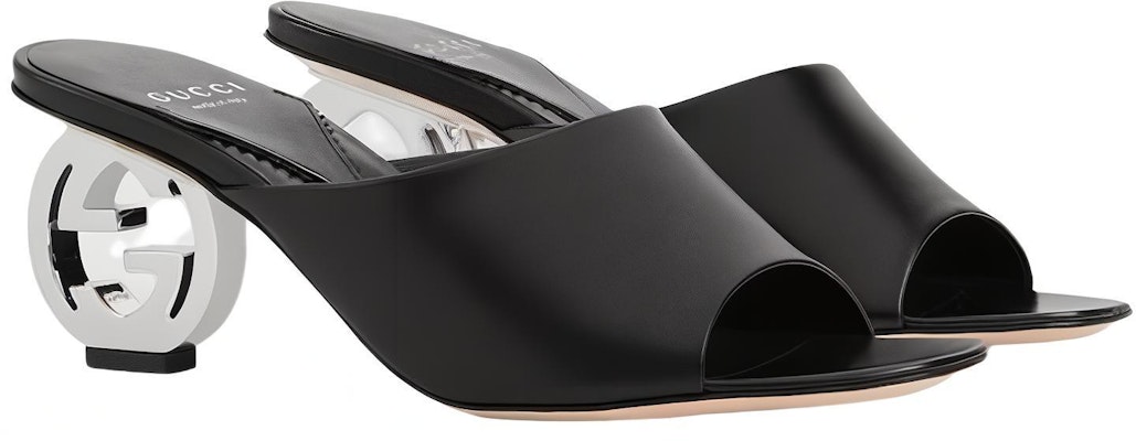 (Women) Gucci Leather Slide 'Black Comfort Fashion' 772569-C9D00-1000 Lookbook (Women) Gucci Leather Slide 'Black Comfort Fashion' 772569-C9D00-1000