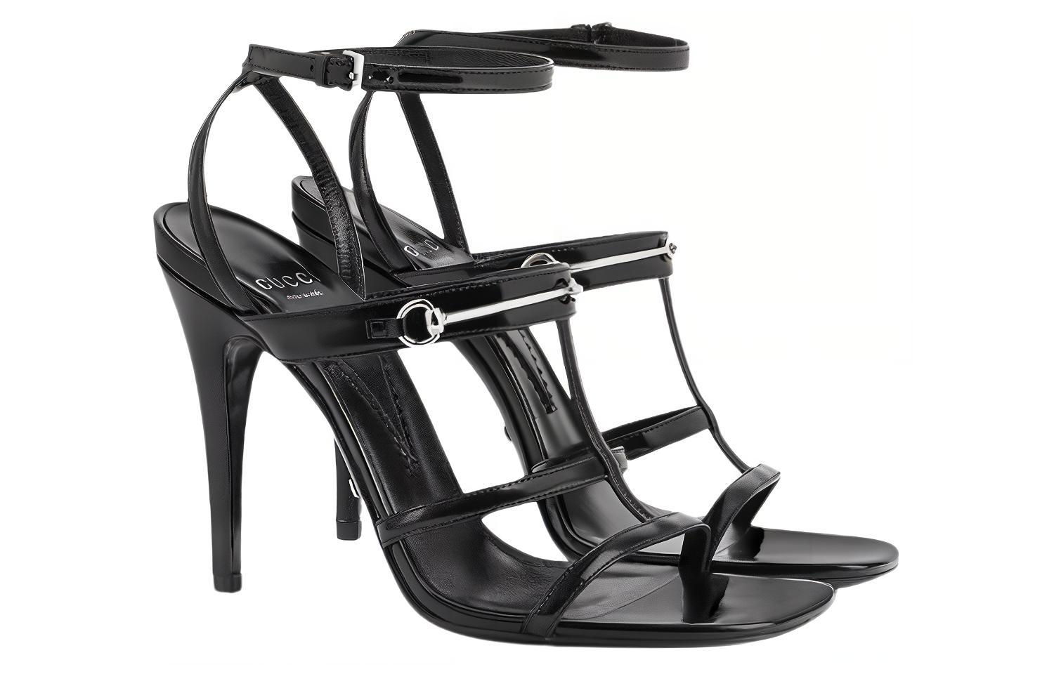 Lookbook (W) Gucci Slide Kulit 'Hitam Fashion Nyaman' 771563-CLG00-1000