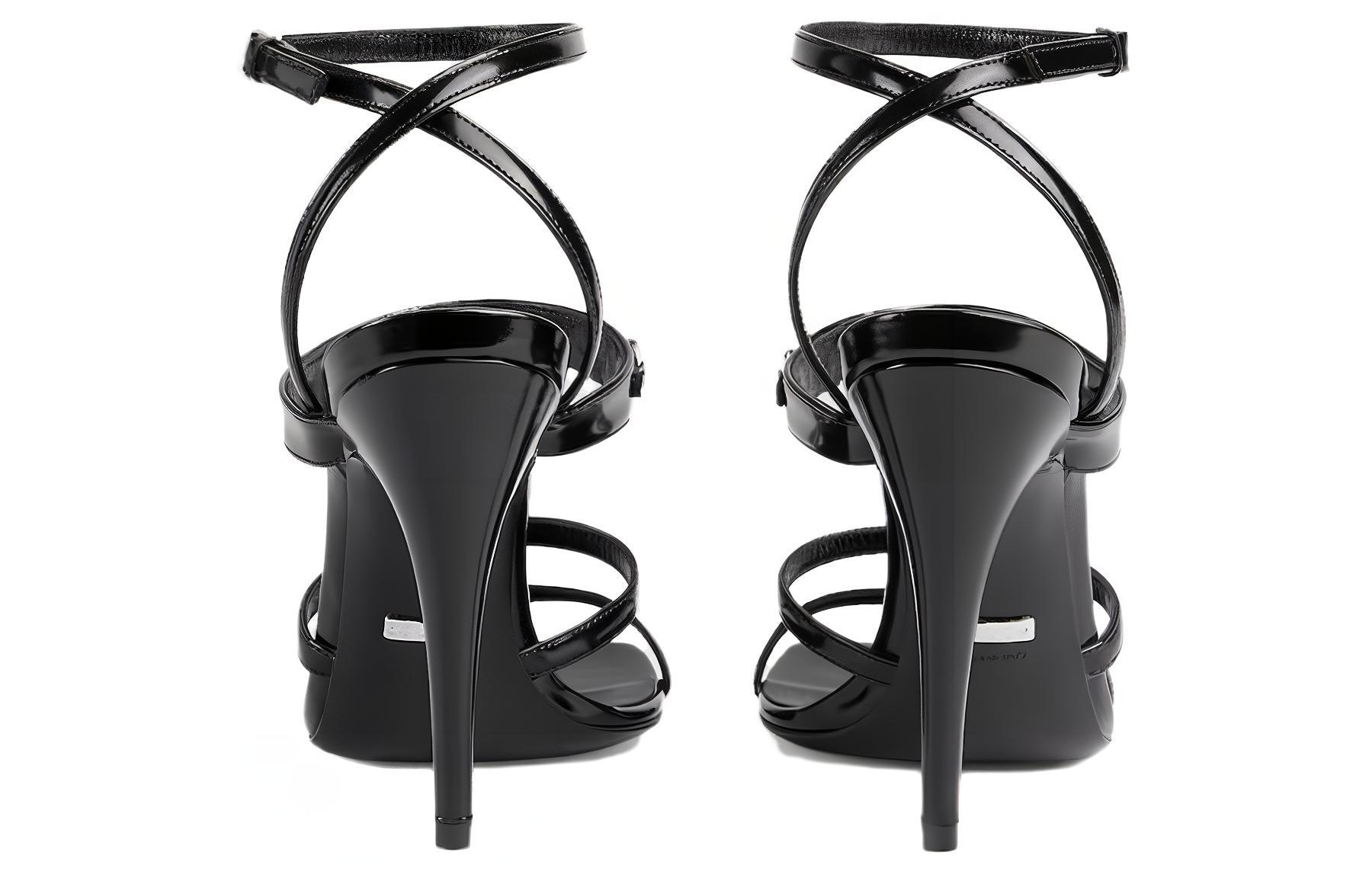 Shop (W) Gucci Slide Kulit 'Hitam Fashion Nyaman' 771563-CLG00-1000