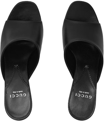 (Women) Gucci Leather Slide 'Black Comfort Fashion' 772569-C9D00-1000 Purchase (Women) Gucci Leather Slide 'Black Comfort Fashion' 772569-C9D00-1000
