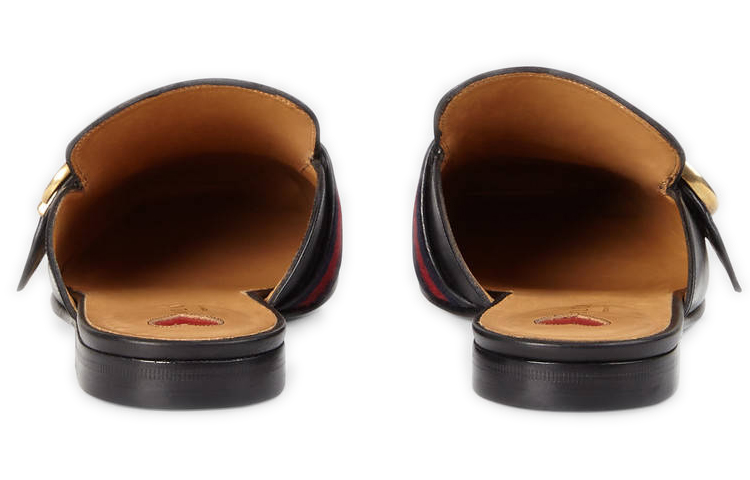 Purchase (W) Sandal Kulit Gucci 'Hitam' 423694-DKHC0-1061