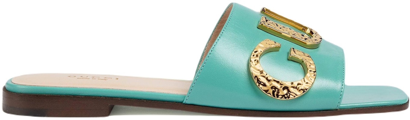 (Women) Gucci Leather Slide 'Fashion Blue' 694858-C9D00-3922 Order (Women) Gucci Leather Slide 'Fashion Blue' 694858-C9D00-3922