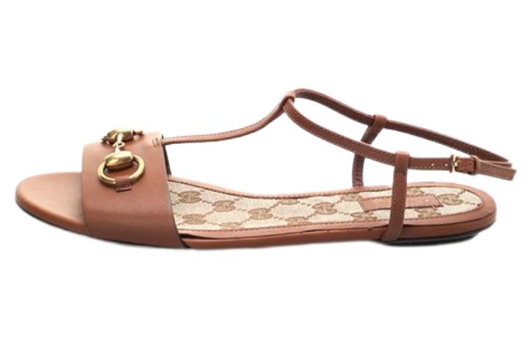 (Women) Gucci Leather Slide 'Fashion Comfort Brown' 384829-A3N00-2535
