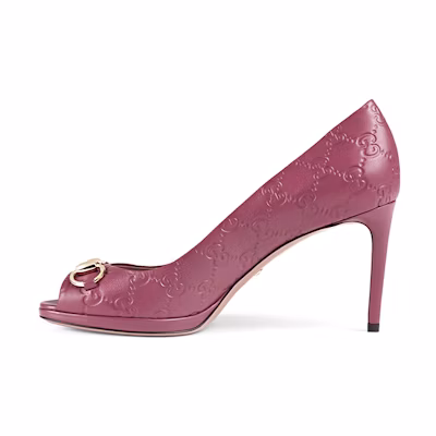 (W) Gucci Leather Slide 'Fashion Pink'