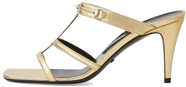 GUCCI古馳 皮革 舒適簡約 一字拖鞋 7.5cm 女款 金色 Buy GUCCI古馳 皮革 舒適簡約 一字拖鞋 7.5cm 女款 金色