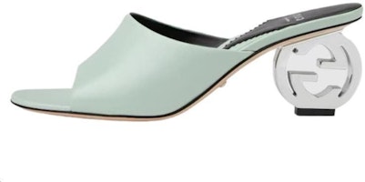 (Women) Gucci Leather Slide 'Green Fashion' 772569-C9D00-3409 (Women) Gucci Leather Slide 'Green Fashion' 772569-C9D00-3409
