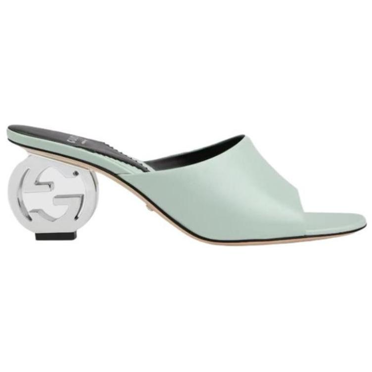 Order (W) 구찌 레더 슬라이드 '그린 패션' (Gucci Leather Slide 'Green Fashion') 772569-C9D00-3409