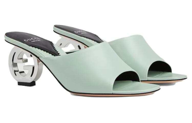Lookbook (W) 구찌 레더 슬라이드 '그린 패션' (Gucci Leather Slide 'Green Fashion') 772569-C9D00-3409