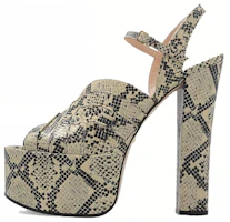 (Women) Gucci Leather Slide 'Python Print' 699424-UVE00-9719 (Women) Gucci Leather Slide 'Python Print' 699424-UVE00-9719