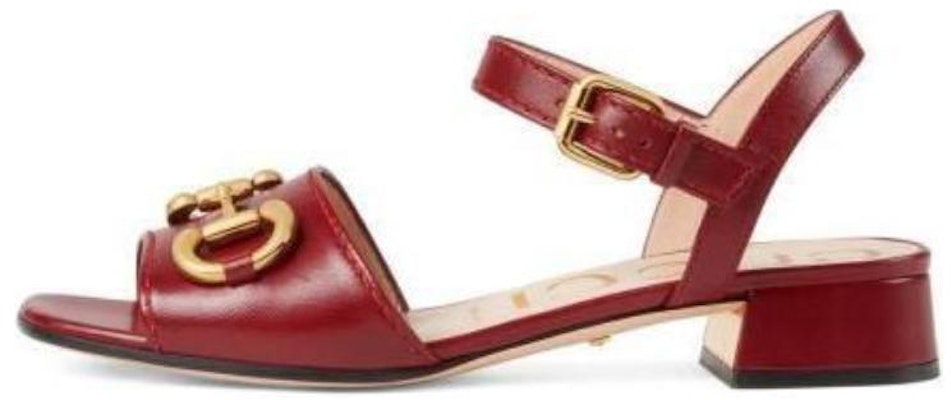 (Women) Gucci Leather Slide 'Red' 655413-BKO00-6638 Buy (Women) Gucci Leather Slide 'Red' 655413-BKO00-6638