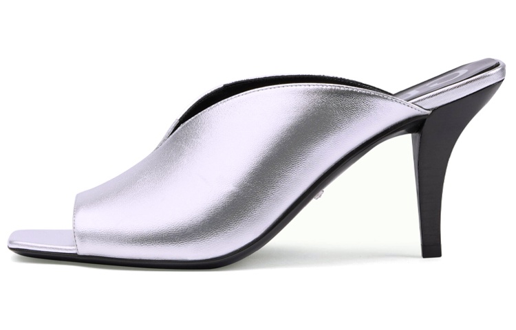(Women) Gucci Leather Slide 'Silver' 695309-B8B00-8106