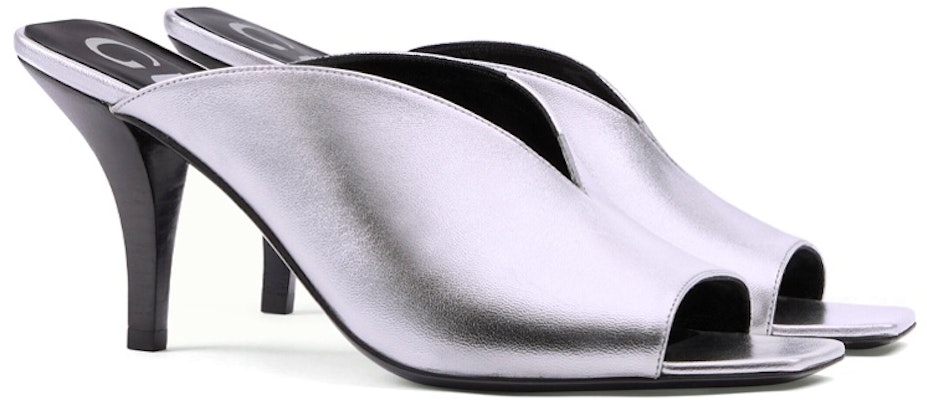 (Women) Gucci Leather Slide 'Silver' 695309-B8B00-8106 Order (Women) Gucci Leather Slide 'Silver' 695309-B8B00-8106